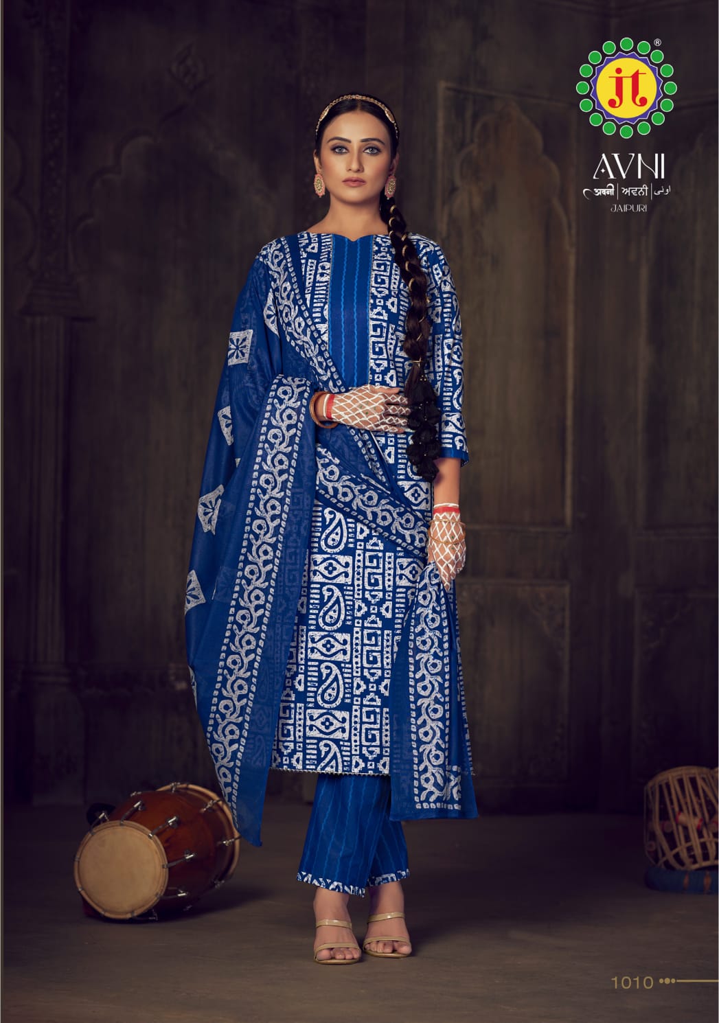 Avni By Jt Printed Cotton Dress Material Catalog
